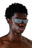  Kính Diesel 0dl3001 Wraparound Style Sunglasses 'Grey' 