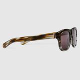  Kính Gucci Oval Frame Sunglasses 'Tortoiseshell' 