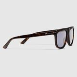  Kính Gucci Oval Frame Sunglasses 'Tortoiseshell' 