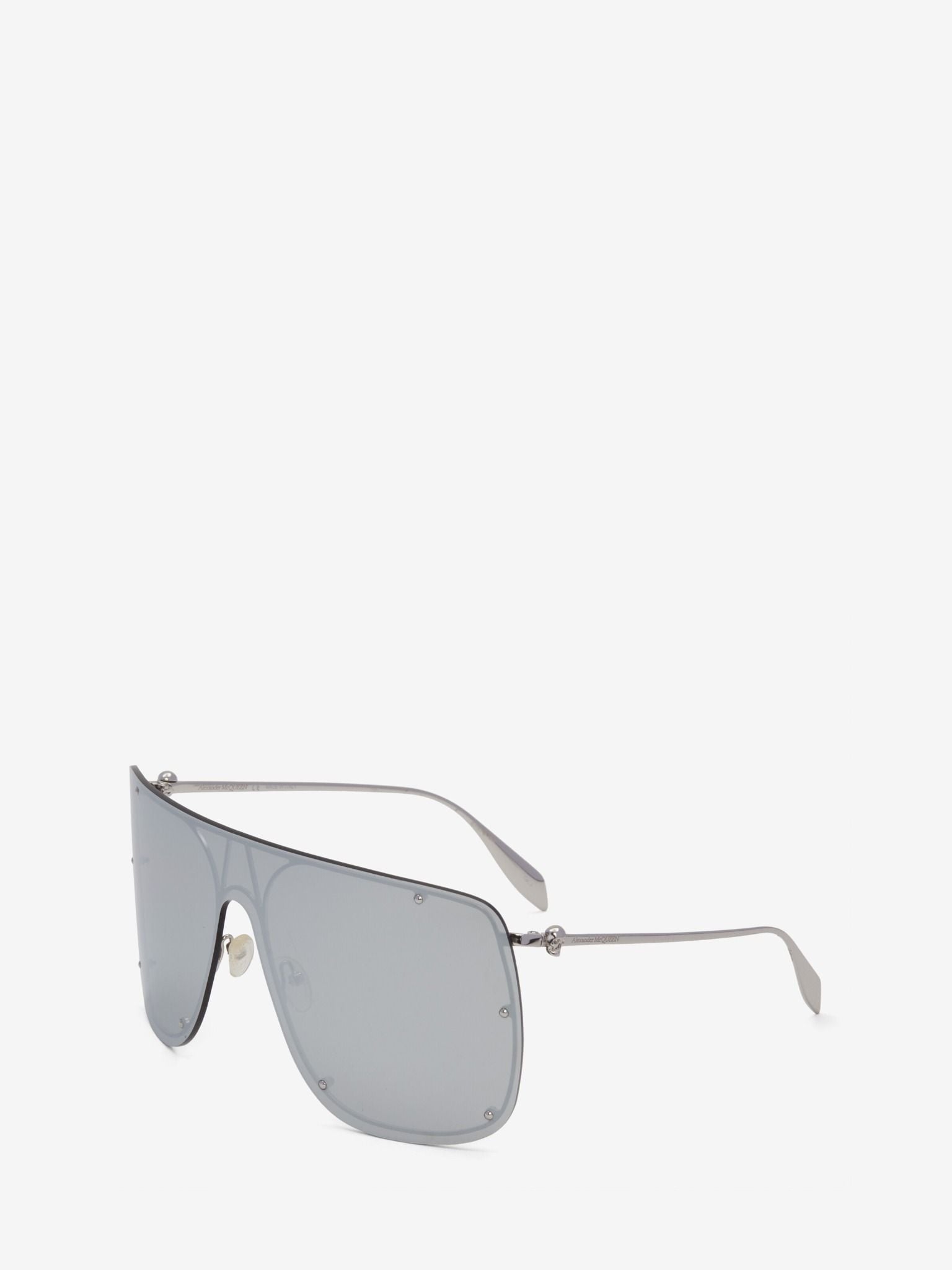 Kính Nữ Alexander McQueen Skull Mask 'Grey Silver' 649846I33101273