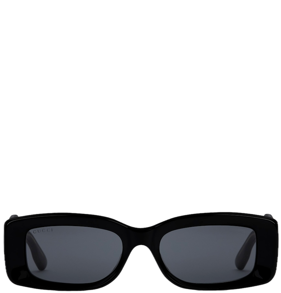  Kính Nữ Gucci Rectangular Frame Sunglasses 'Black' 