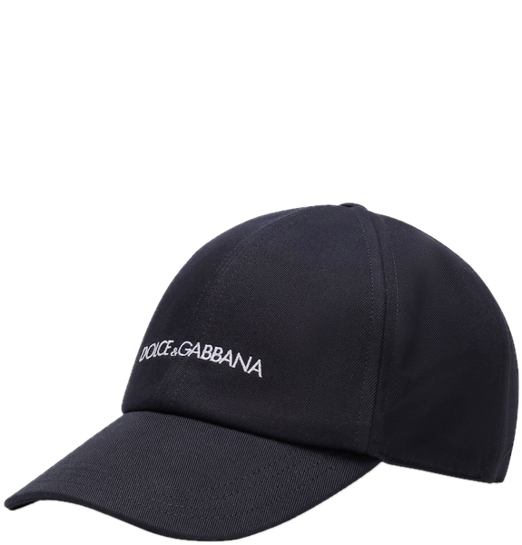  Mũ Dolce & Gabbana Cotton Baseball Cap With Logo 'Navy' 