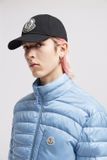  Mũ Nam Moncler Gabardine Baseball Cap 'Black' 