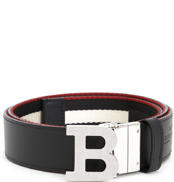  Thắt Lưng Nam Bally Reversible Casual Belt 'Black' 