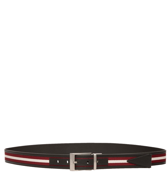  Thắt Lưng Nam Bally Shiffie 35mm Reversible Belt 'Black Red' 