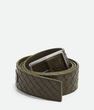  Thắt Lưng Nam Bottega Veneta Intrecciato Piccolo Belt 'Kaki' 
