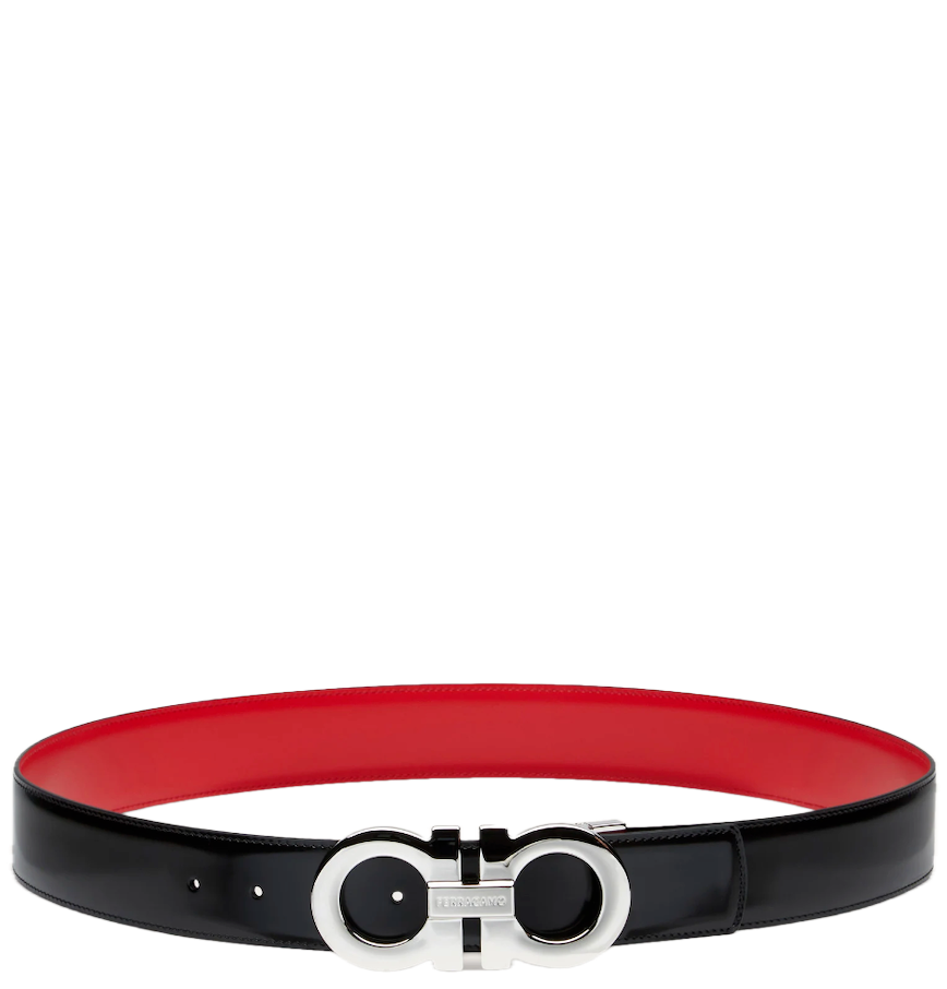  Thắt Lưng Nam Salvatore Ferragamo Gancini Belt 'Black' 