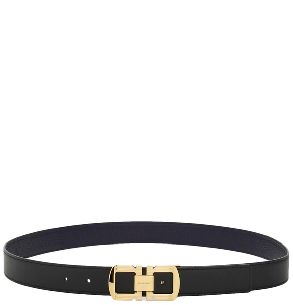  Thắt Lưng Nam Salvatore Ferragamo Gancini Belt 'Black' 