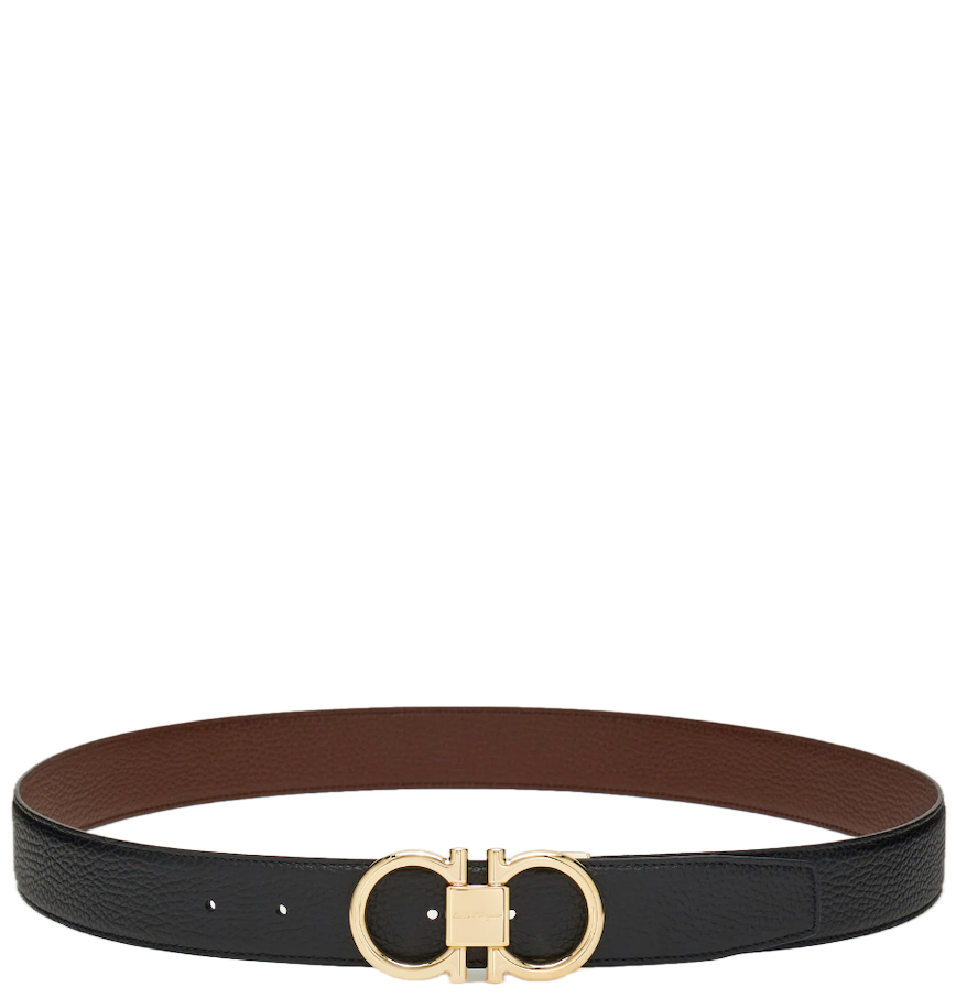  Thắt Lưng Nam Salvatore Ferragamo Gancini Belt 'Black' 