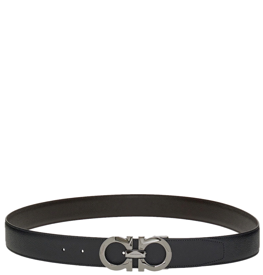  Thắt Lưng Nam Salvatore Ferragamo Gancini Belt 'Black' 
