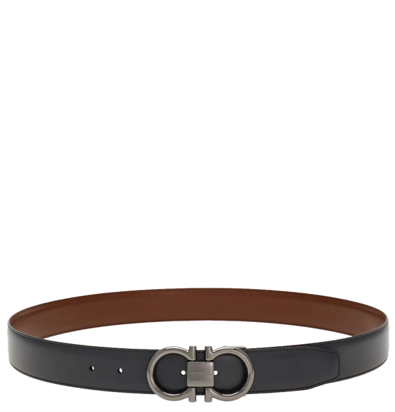  Thắt Lưng Nam Salvatore Ferragamo Gancini Belt 'Brown' 
