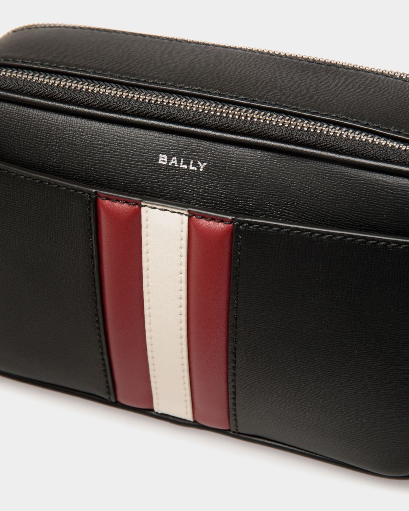  Túi Bally Mythos Crossbody Bag In Recycled Leather 'Black' 