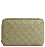 Túi Bottega Veneta Intrecciato Large Zipped Organizing Pouch 'Travertine' 