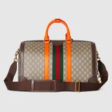  Túi Gucci Savoy Medium Duffle Bag 'Beige Orange' 