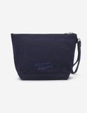  Túi Maison Kitsune Fox Head Zipped Pouch 'Blue' 