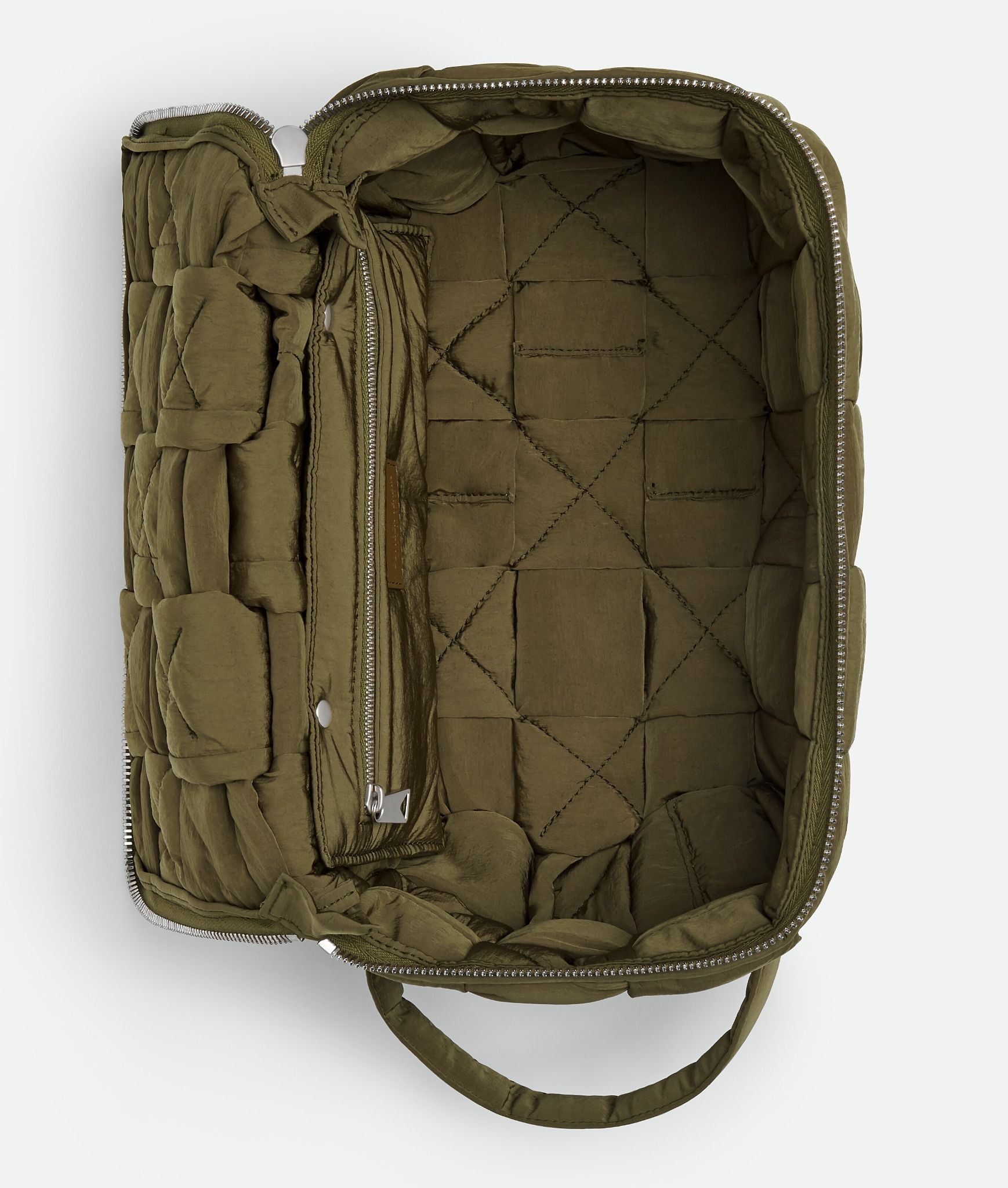  Túi Nam Bottega Veneta Cassette Travel Pouch 'Mud' 