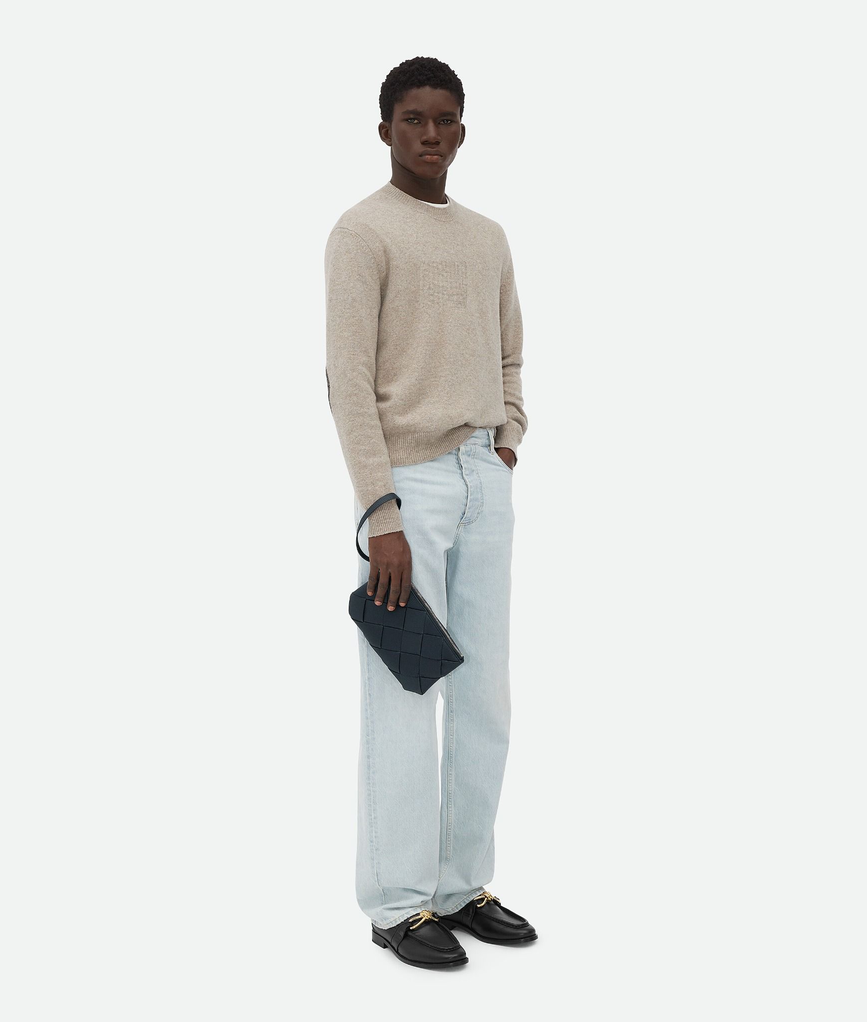  Túi Nam Bottega Veneta Diago Medium Pouch 'Shadow' 