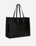  Túi Nam Dolce & Gabbana Shopper Raised Logo 'Black' 