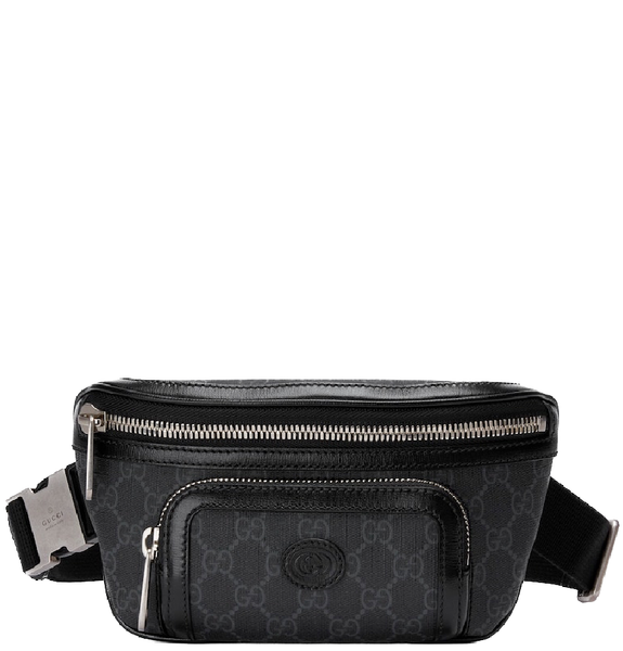  Túi Nam Gucci Belt Bag With Interlocking G 'Black' 