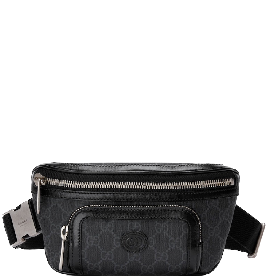Túi Nam Gucci Belt Bag With Interlocking G 'Black' 682933-92THN-1000 –  LUXITY
