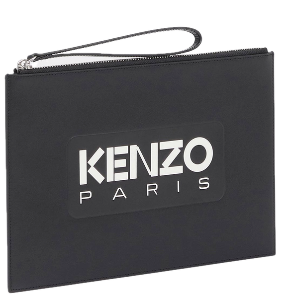  Túi Nam Kenzo Emboss Large Leather Clutch 'Black' 