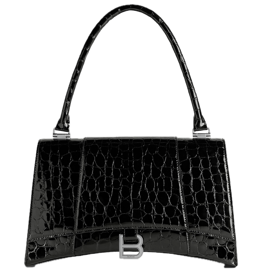  Túi Nữ Balenciaga Hourglass Hinge Medium Handbag 'Black' 
