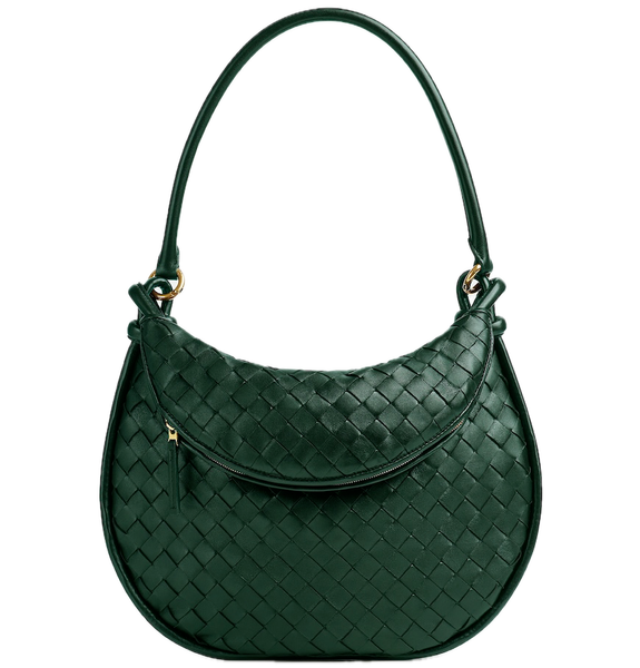  Túi Nữ Bottega Veneta Medium Gemelli 'Emerald Green' 