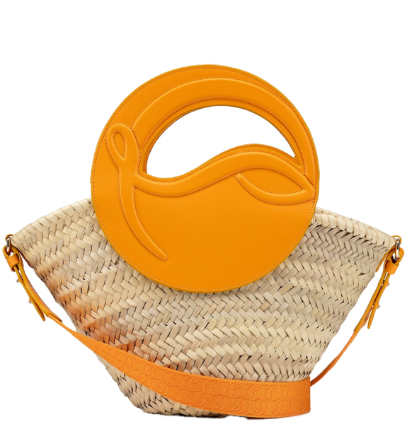  Túi Nữ Christian Louboutin Biloumoon Basket Small 'Hibiscus' 