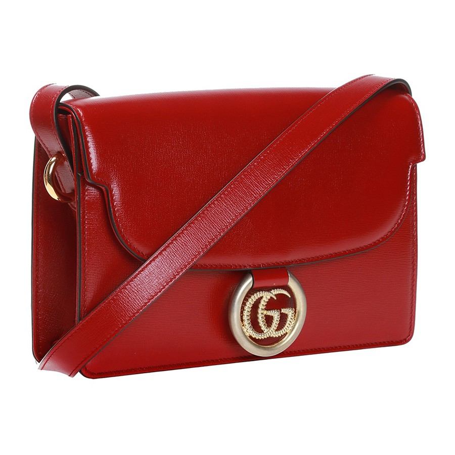  Túi Nữ Gucci GG Ring Shoulder Bag 'Red' 