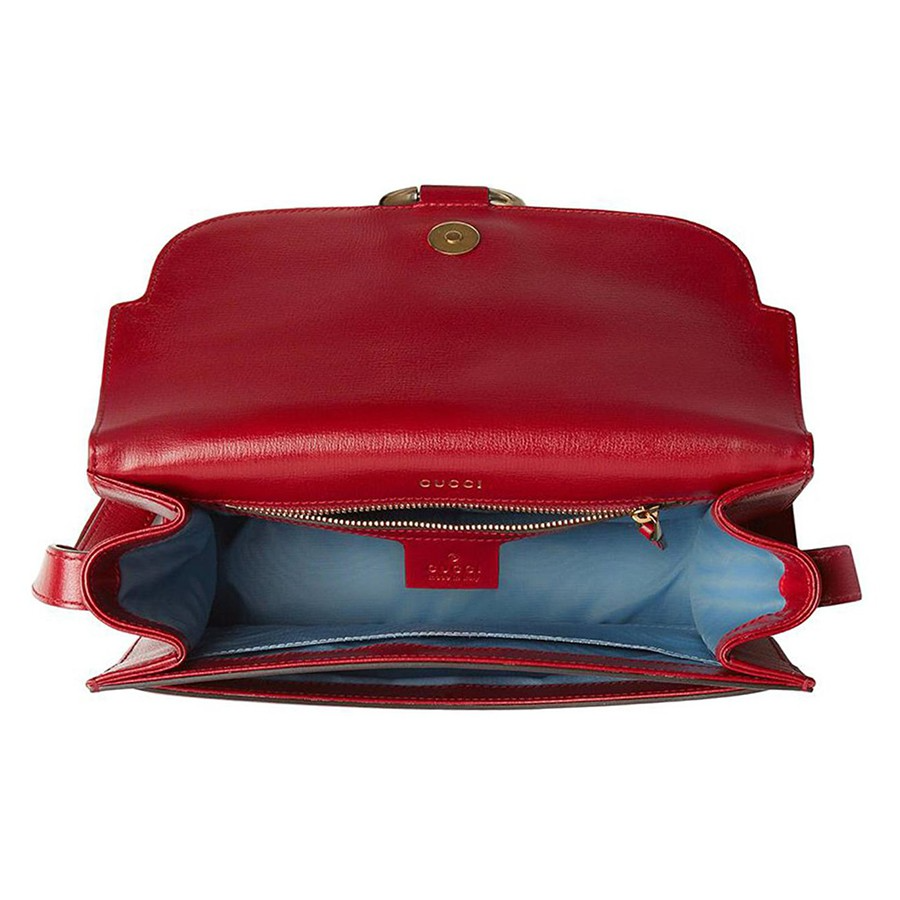  Túi Nữ Gucci GG Ring Shoulder Bag 'Red' 