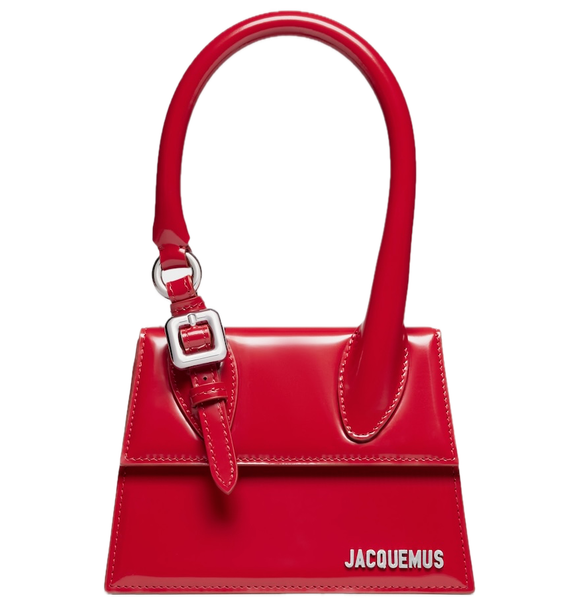  Túi Nữ Jacquemus Medium Chiquito With Buckle 'Red' 