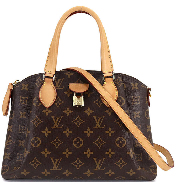  Túi Nữ Louis Vuitton Rivoli PM Monogram Coated Canvas 'Brown' 