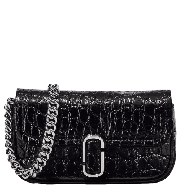  Túi Nữ Marc Jacobs Croc-embossed J Marc Mini Bag 'Black' 