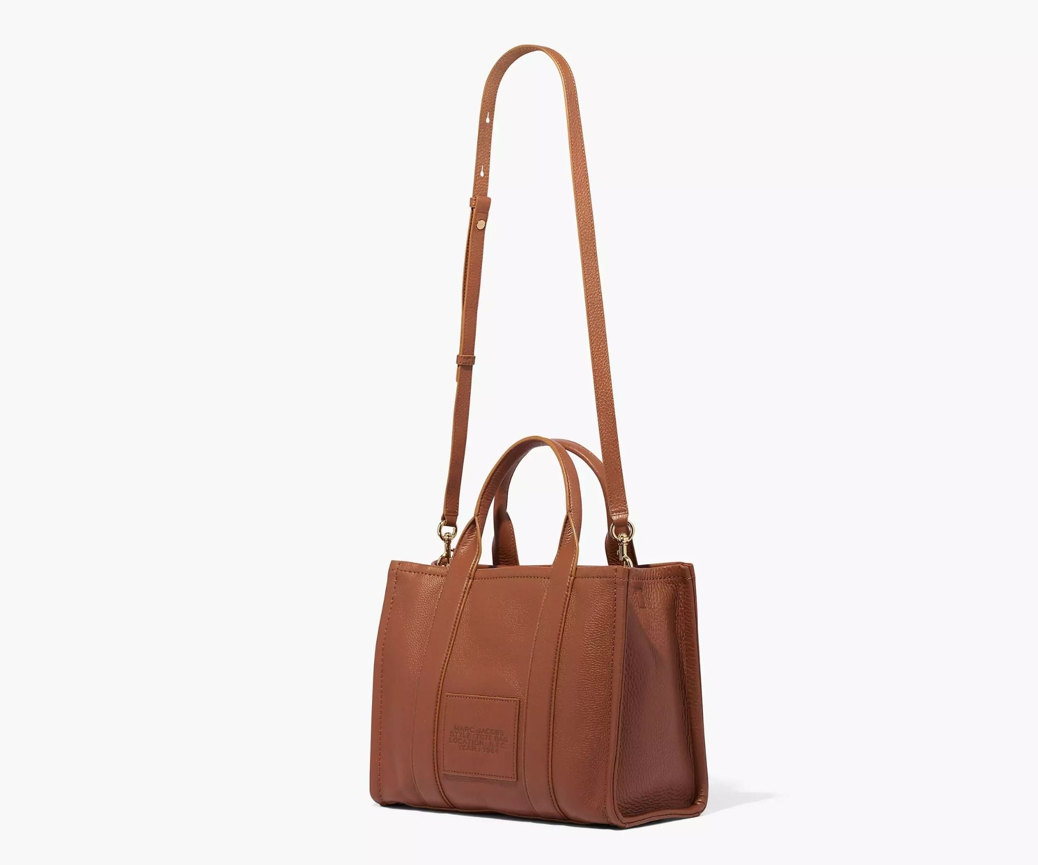  Túi Nữ Marc Jacobs Leather Medium Tote Bag 'Argan Oil' 