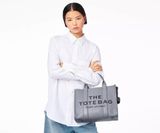  Túi Nữ Marc Jacobs Leather Medium Tote Bag 'Wolf Grey' 