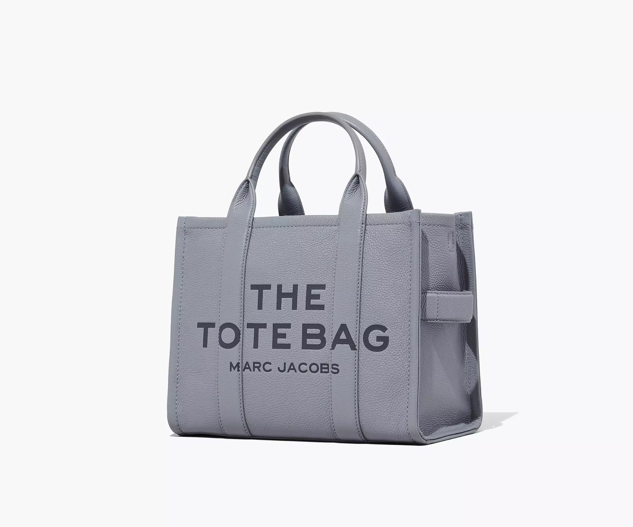  Túi Nữ Marc Jacobs Leather Medium Tote Bag 'Wolf Grey' 