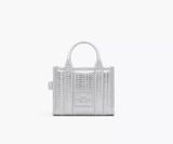  Túi Nữ Marc Jacobs Monogram Metallic Small Tote Bag 'Silver' 