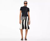  Túi Nữ Marc Jacobs Striped St. Marc Mini 'Black White' 