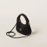  Túi Nữ Miu Miu Wander Matelassé Bag 'Black' 