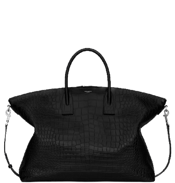  Túi Nữ Saint Laurent Giant Bowling Crocodile 'Black' 