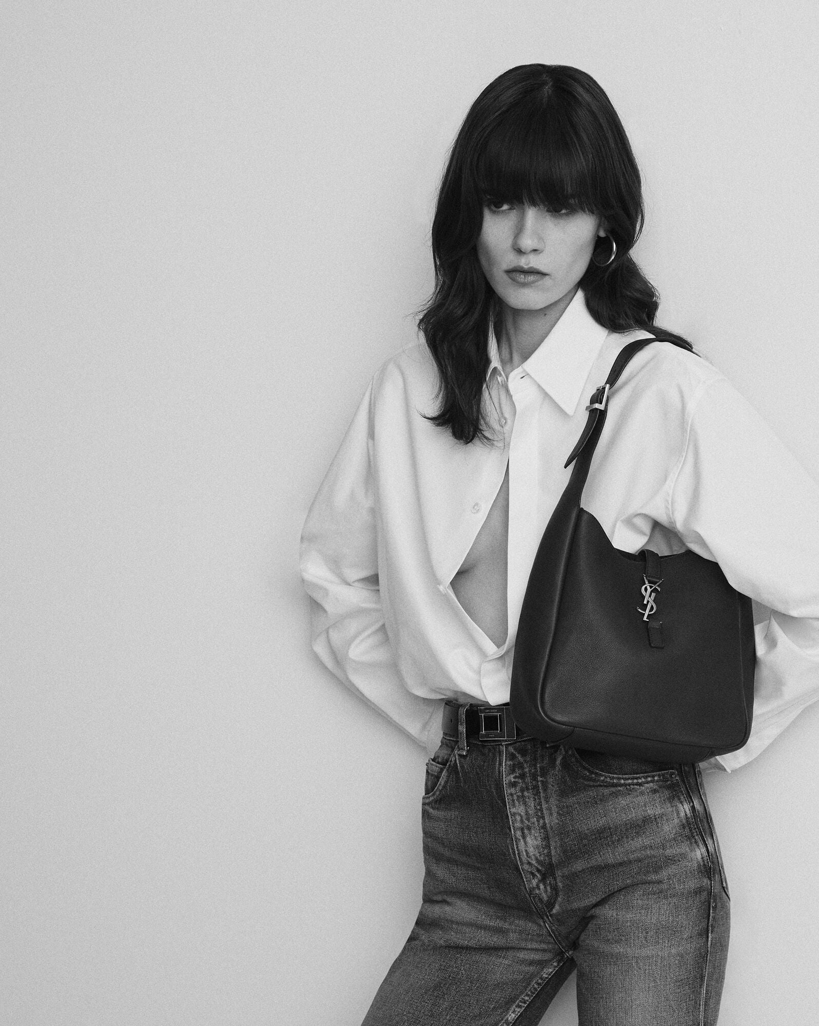  Túi Nữ Saint Laurent Le 5 À 7 Supple Small Suede 'Pink' 