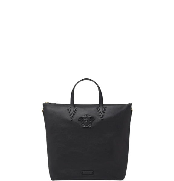  Túi Nữ Versace La Medusa Leather Tote Bag 'Black' 
