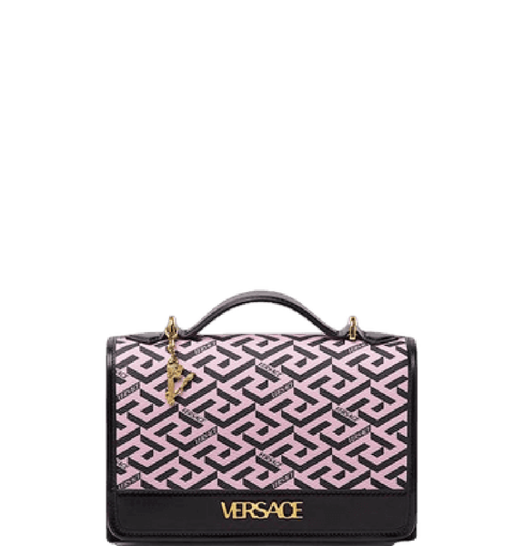  Túi Nữ Versace La Greca Signature 'Black Pink' 