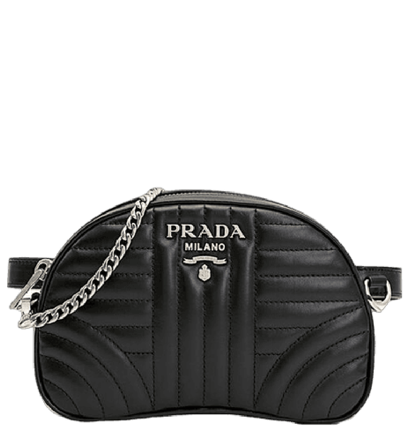  Túi Nữ Prada Diagram Hip Belt Bag 'Black' 