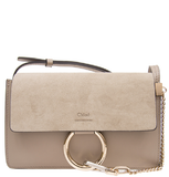  Túi Nữ Chloe Faye Suede Calfskin 'Tan' 