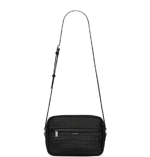  Túi Nữ Saint Laurent Camp Crocodile 'Black' 