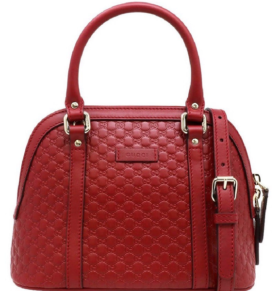  Túi Nữ Gucci GG Dome Satchel Shoulder 'Red' 