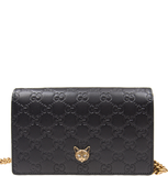  Túi Nữ Gucci Chain Clutch Bag 'Black' 