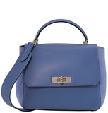  Túi Nữ Bally B Turnlock Leather 'Blue' 