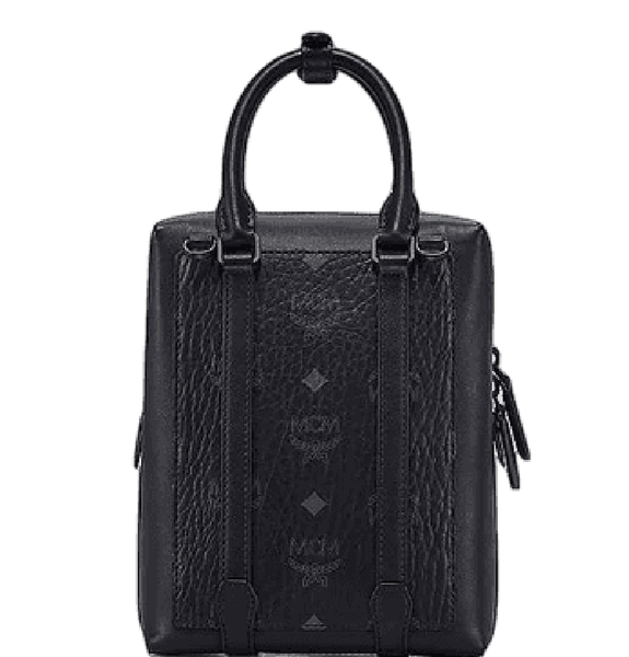  Túi Nữ MCM Small NS Soft Berlin Crossbody Visetos 'Black' 